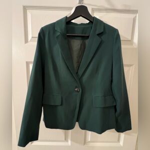 Dark Green Emerald Blazer Jacket